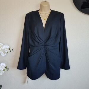 M.M LaFleur The Carmen Wool Blend Jacket - Sharkskin